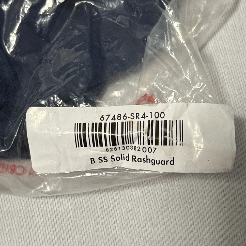 Hanna Andersson Navy Blue Kids SS Rashguard Size 4 New